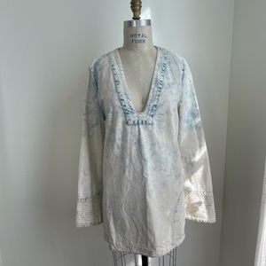 Free People Denim, Long Sleeved Dress